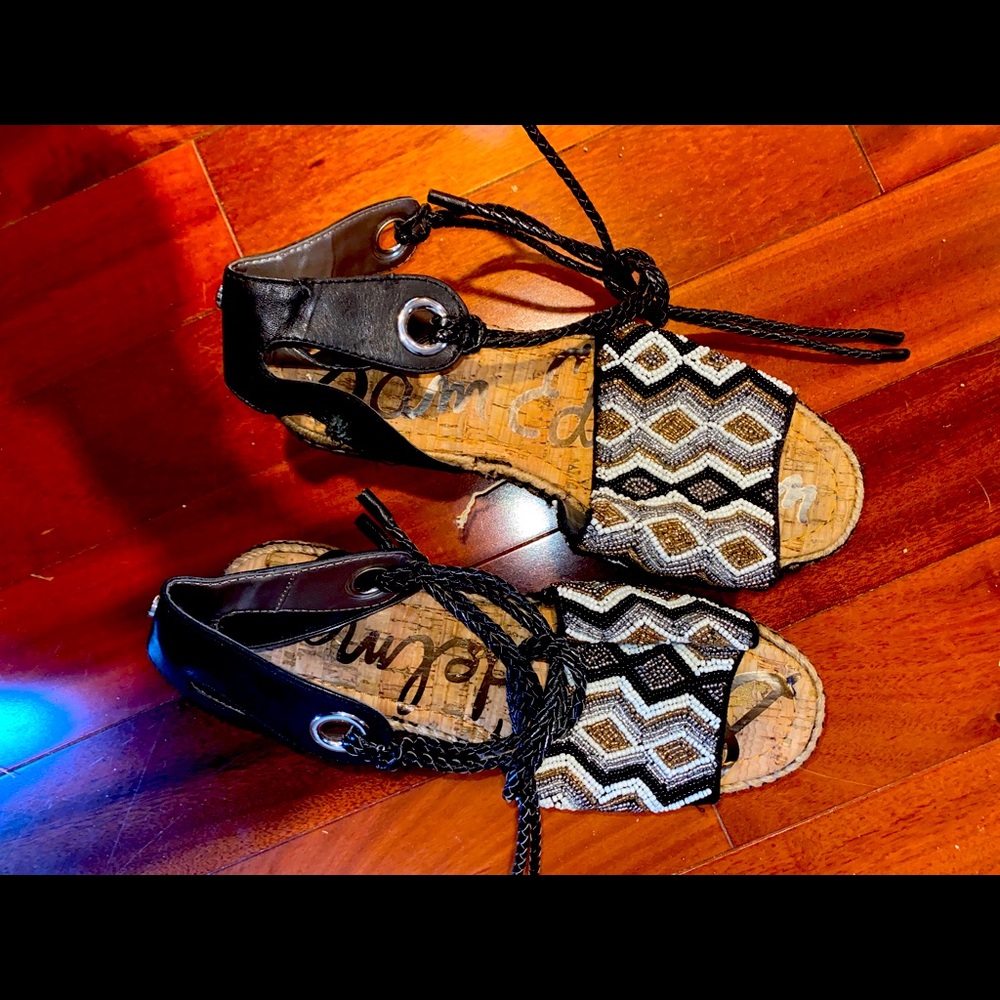 SAM EDELMAN PLATFORM SANDALS